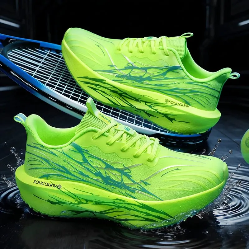 Lightweight Running Men's Sneakers Carbon Board Speciality Marathon Sports Walking Shoes Male Women's Athletic Nonskid Sneakers