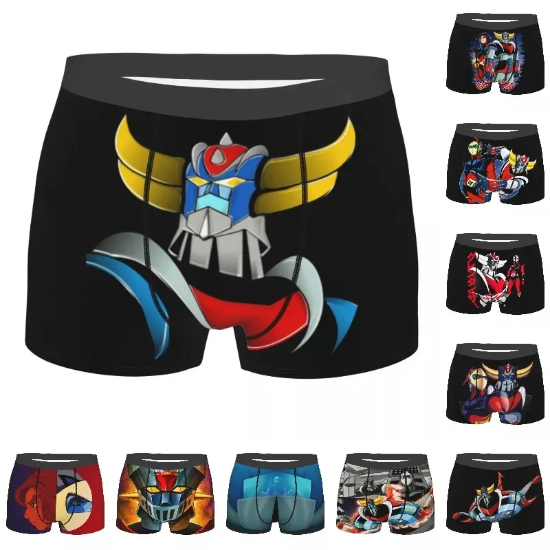 Custom Novelty Goldorak Ufo Robot Grendizer Boxers Shorts Panties Male Underpants Breathbale Briefs Underwear — image 15