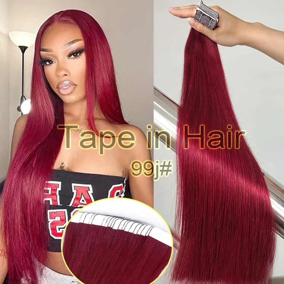Double Drawn European Wholesale Tape in Extensions Invisible Cuticle Aligned Remy Tape in Hair Extensions 100% Human Hair — image 15