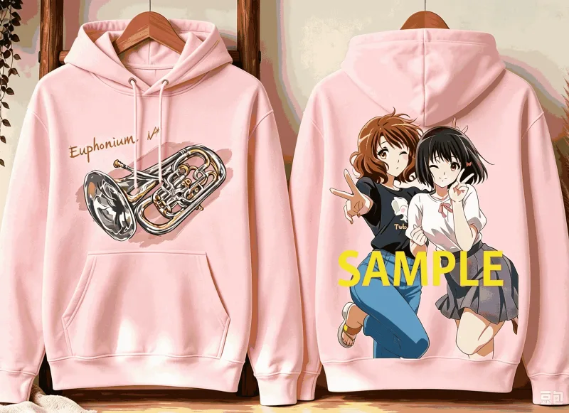 Sound! Euphonium Neutral Men's and Women's Fashion Hip Hop Oversized Unisex hoodies sweatshirt Sports Graphic Comfortable soft β image 5