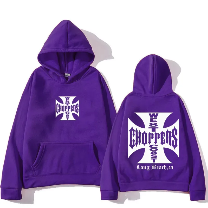 Paul Walker West Coast Choppers sweat à capuche hommes femmes surdimensionné haut tendance hip hop vêtements polaire à manches longues sweat vintage