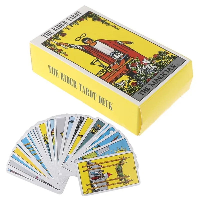 Tarot Cards Rider Waite Tarot Board Game Divination Cards Oracle Russian Spanish English Version for Beginners Party Game Toy