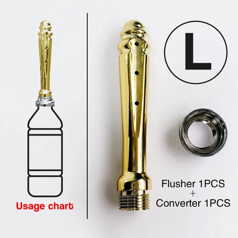 ABS anal vaginal douche Conversion head for outdoor use Posterior chamber irrigation multi-function plug-in shower sex toys — image 15