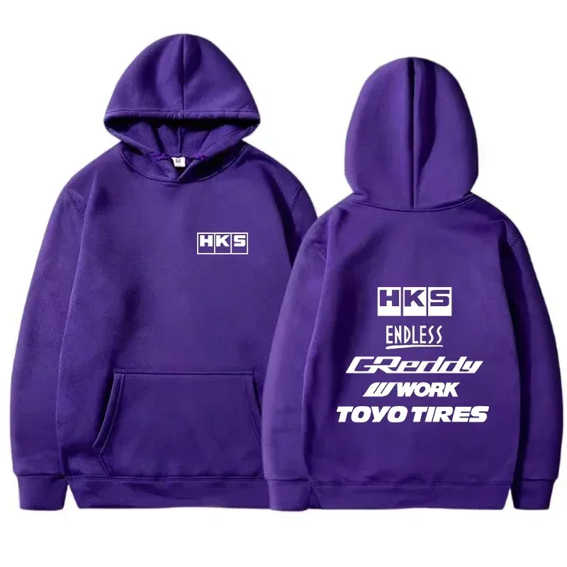 2025 Men Fashion Cool Hoodie Japan JDM Modified Car HKS ENDLESS Hoody Men Women Vintage Casual Sweatshirt Long Sleeve Pullovers