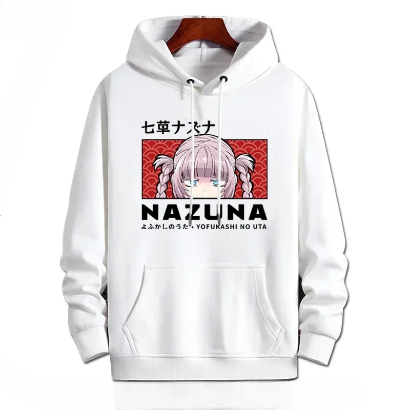 Y2K Anime CALL OF THE NIGHT Nazuna Nanakusa Nakakatawang Hoodie Hip Hop Graphic Sweatshirts Poleron Hombre Streetwear Harajuku Tracksui