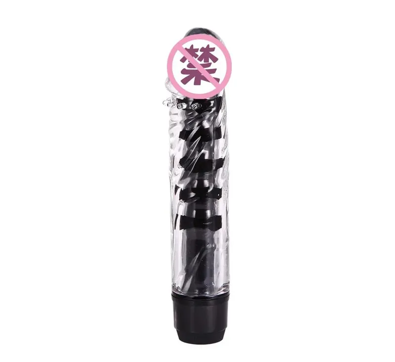 Small Bald Vibrators G-Spot Vibrator for Women Realistic Jelly Dildo with Thorn Dragon Beard Clitoris Stimulator Adult Sex Toys