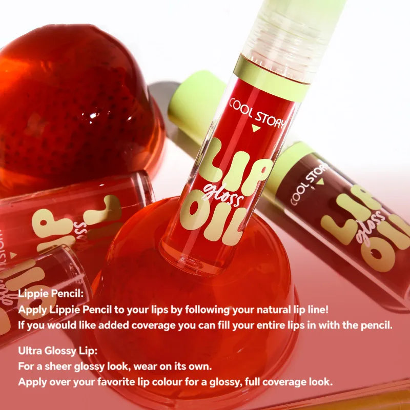 2ks Lip Liner Lesk na rty Sada rtěnek 2 v 1 Smooth Lips Contour Makeup Kit Matná tužka na rty pro ženy Plumping Oil Combo Cosmetic — image 4