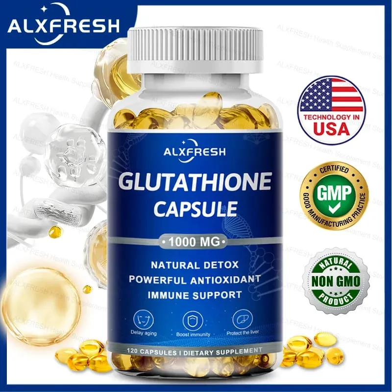 Liposomal Glutathione 1000 mg - Antioxidant and Immune Support Supplement - Detoxification and Liver Support — image 1