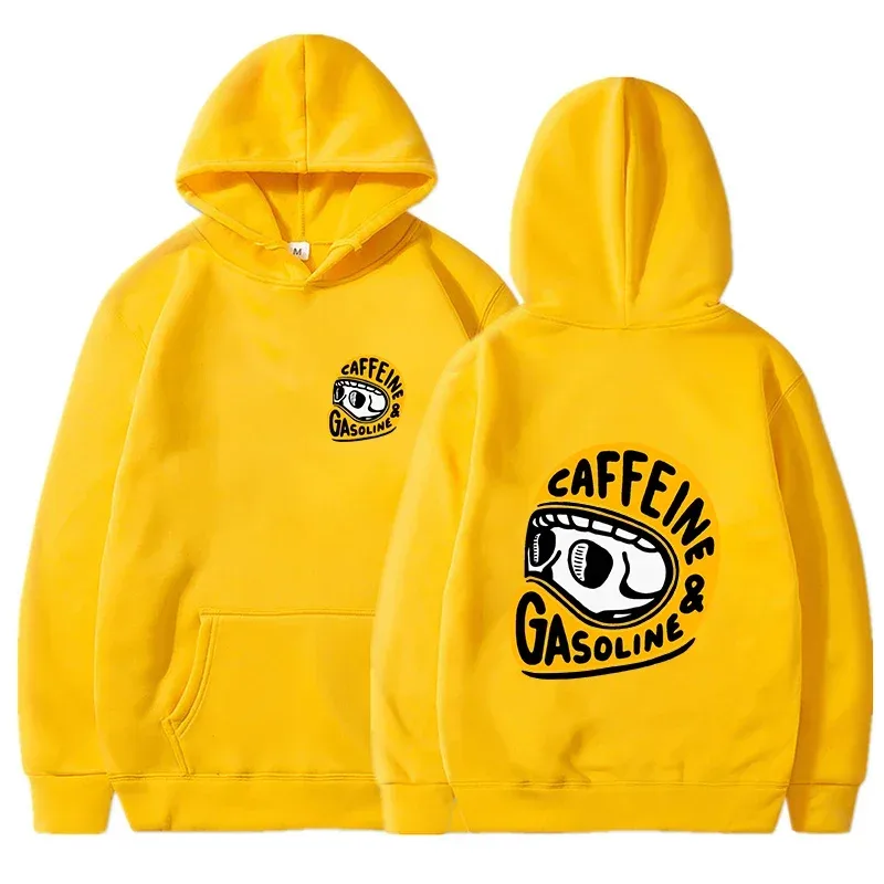 2026 Spring Autunm Men's Hoodies Gothic Harajuku Biker Skull Graphic New Men Fashion Hoody Tops Dark Punk Skulls Retro Pullover