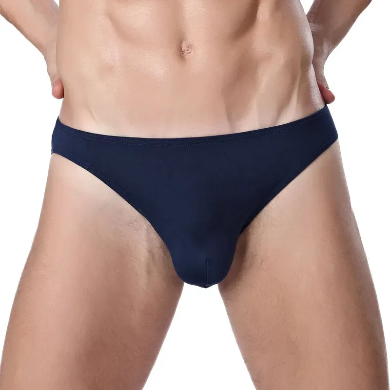 Men's Underwear, Men's Small Triangle Briefs, U-Convex Thin Elastic Sexy Low-Waist Tight-Fitting Narrow-Edge Briefs — image 14
