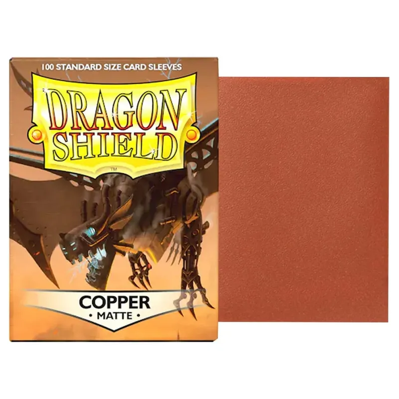 100 Stück/Karton, 66 x 91 mm, Standardgröße, Demark Dragon Shield, matte Kartenhüllen für MTG/PKM/YGO/TCG-Brettspielkarten