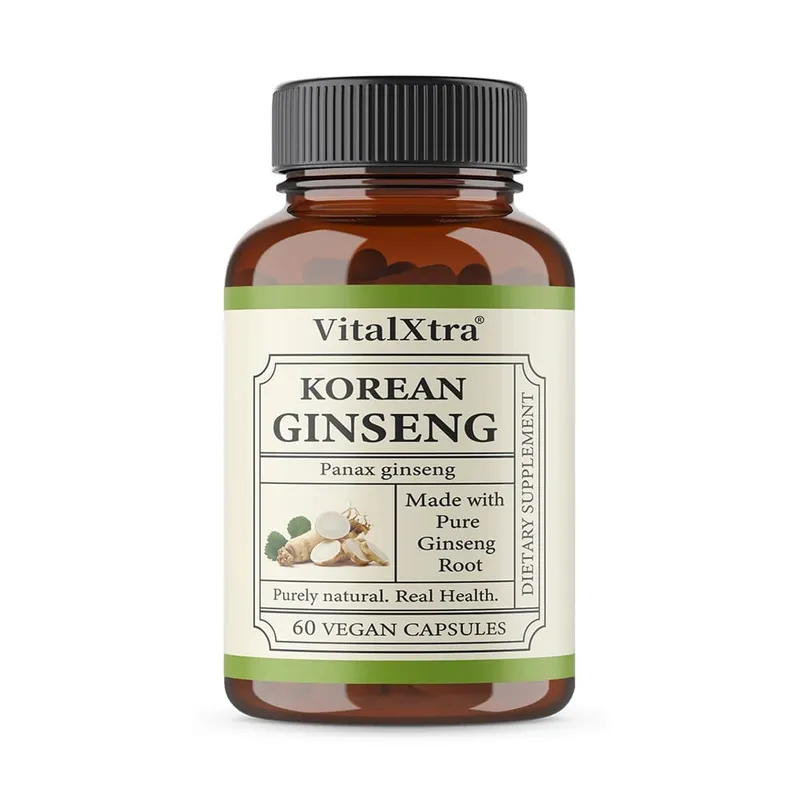 1000mg Korean Ginseng Supplement - High Potency for Energy Focus Performance Vitality & Immune Support for Men and Women