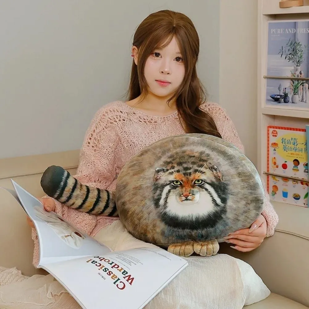 Cute Ultra Soft Animal Realistic Simulation Huggable Simulation Pillow Throw Cushion Bedroom Decoration