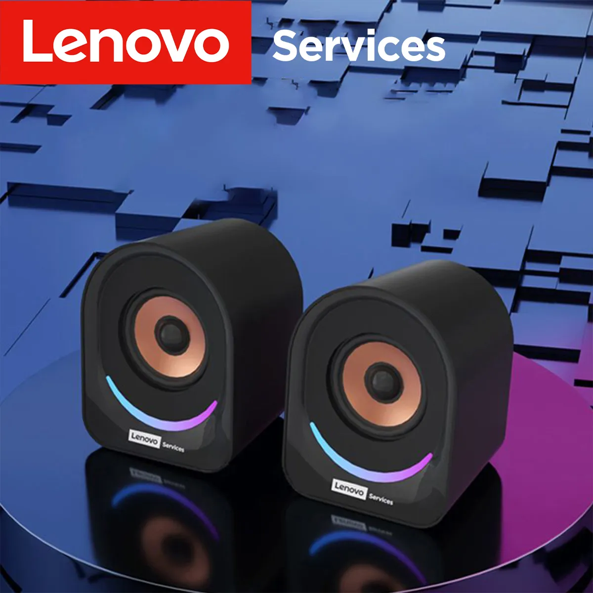Lenovo Desktop Speakers Portable Small Speakers Computer Speakers Desktop Laptop Home Wired Mini Speakers Small Desktop Multimedia Laptop Speakers