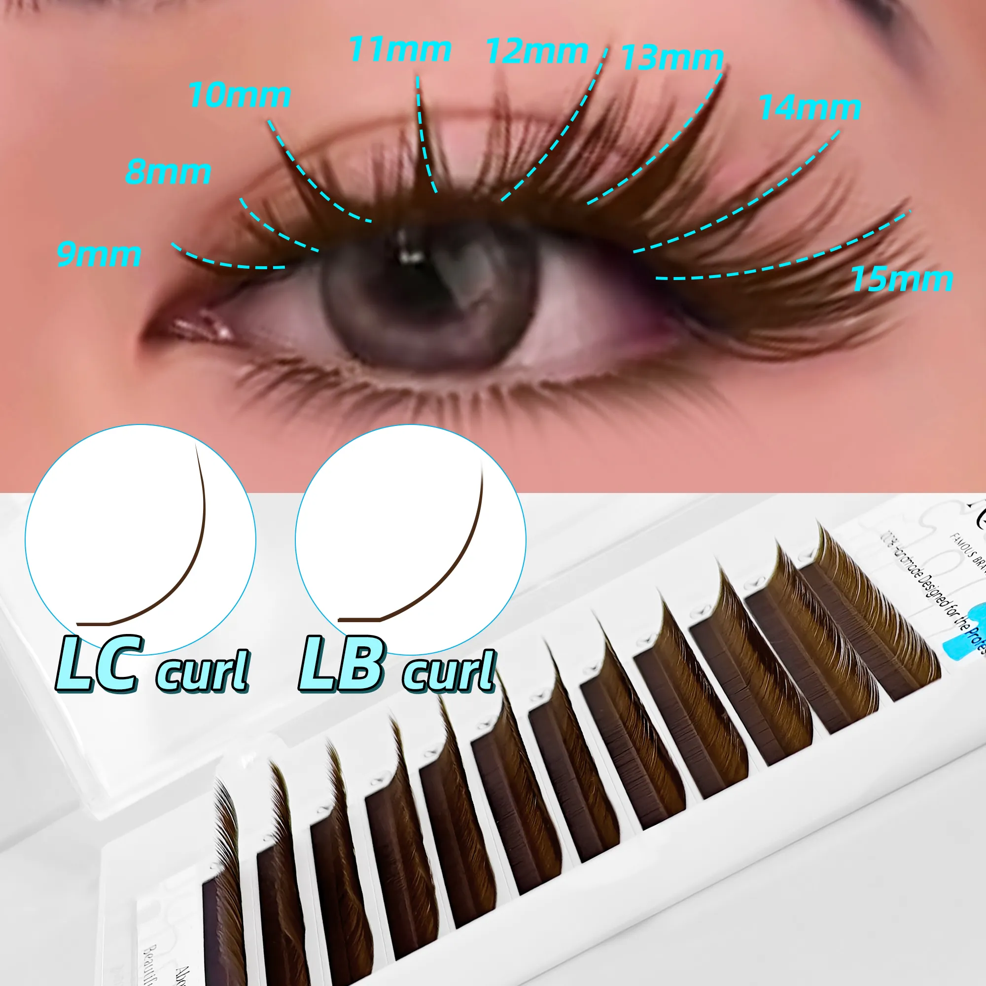 Abonnie LC LB Eyelashes Burgundy Lashes Comic Lash Map Bown Eyelash Extensions Classic Eyelashes Foxy Eye Lashes Cherry Lashes