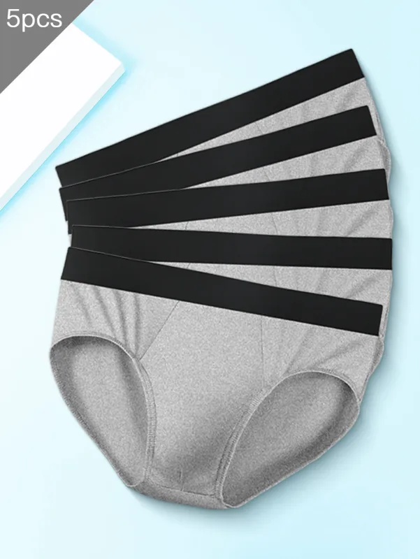 5PCS Men's underwear, oversized men's underwear, sexy men's briefs, sports underwear for men — image 4