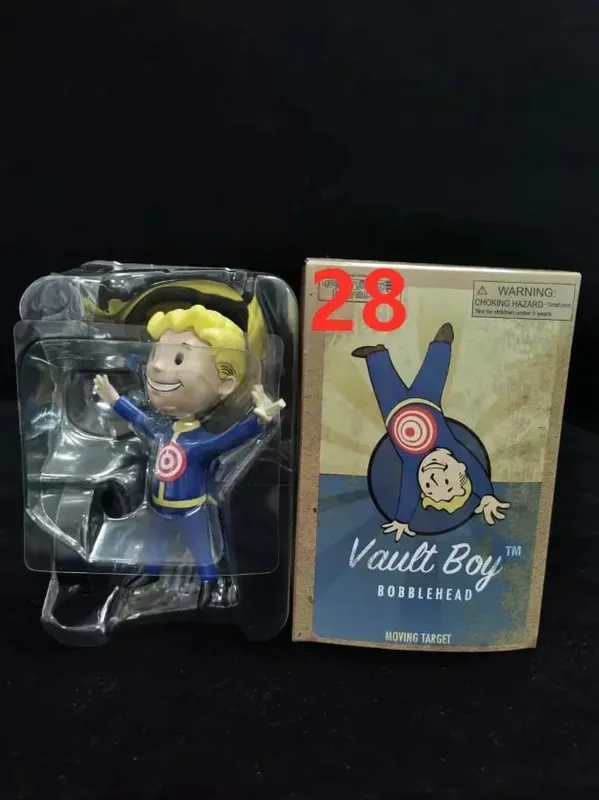 Anime Bobblehead Cute Vault Boy Full Set Action Figure Toys Collection Model Doll Desktop Ornament Display Boy Gifts