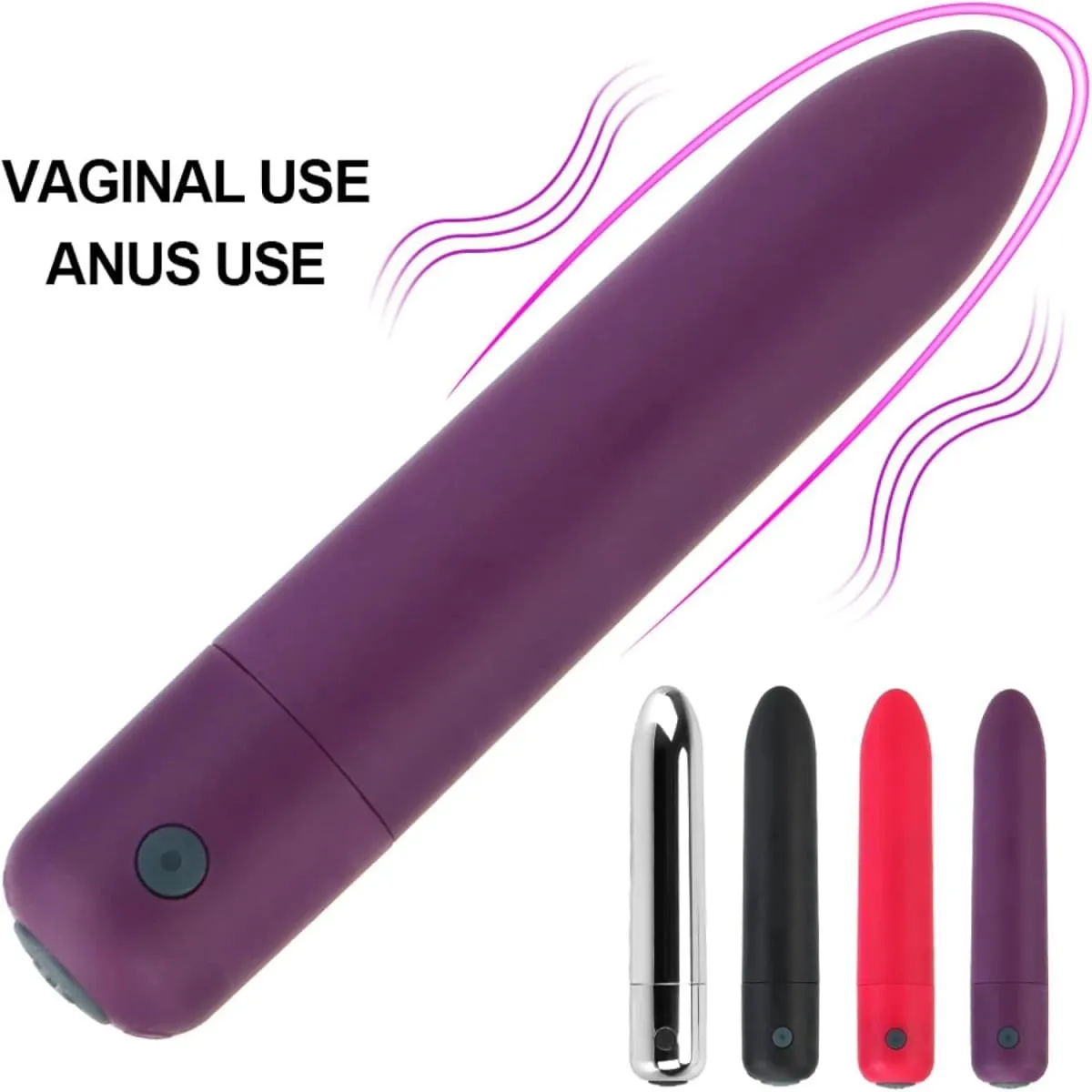 1pc Mini Bullet Vibrator Massage Dildo Vibrador AV Stick Adult Sex Toys for Women G-Spot Clitoris Stimulator Female Masturbator — image 2