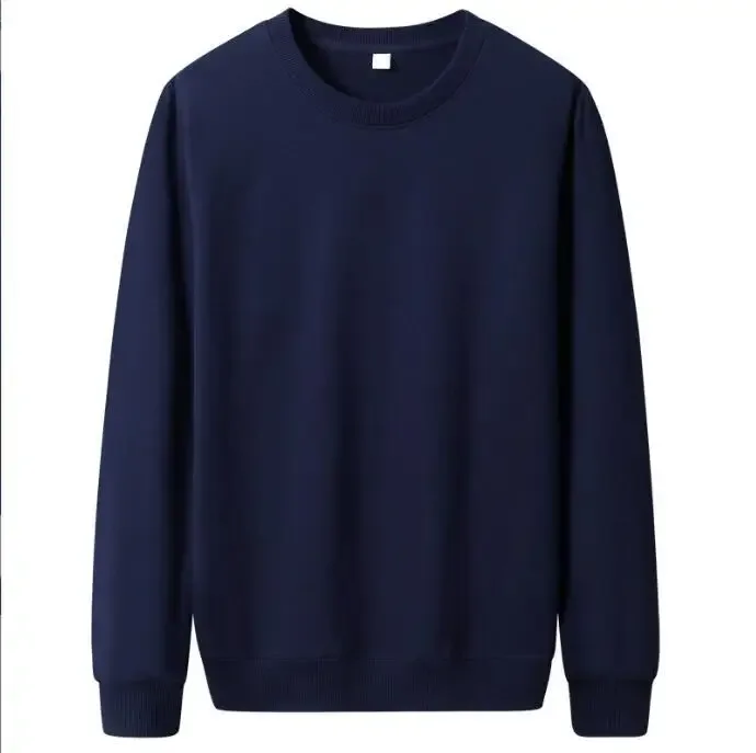 Men Casual Hoodie Solid Color Sweatshirt Fashion Winter Autumn Casual Sweatshirts Pullover Fleece Streetwear — image 7