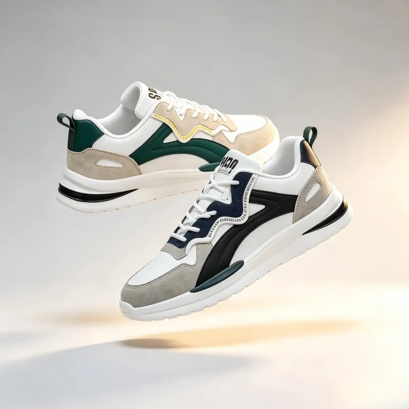 2026 Men's Lightweight Breathable Mesh Sneakers Casual Non-Slip Running Shoes Soft Sole Versatile Comfort for Teenagers — image 3