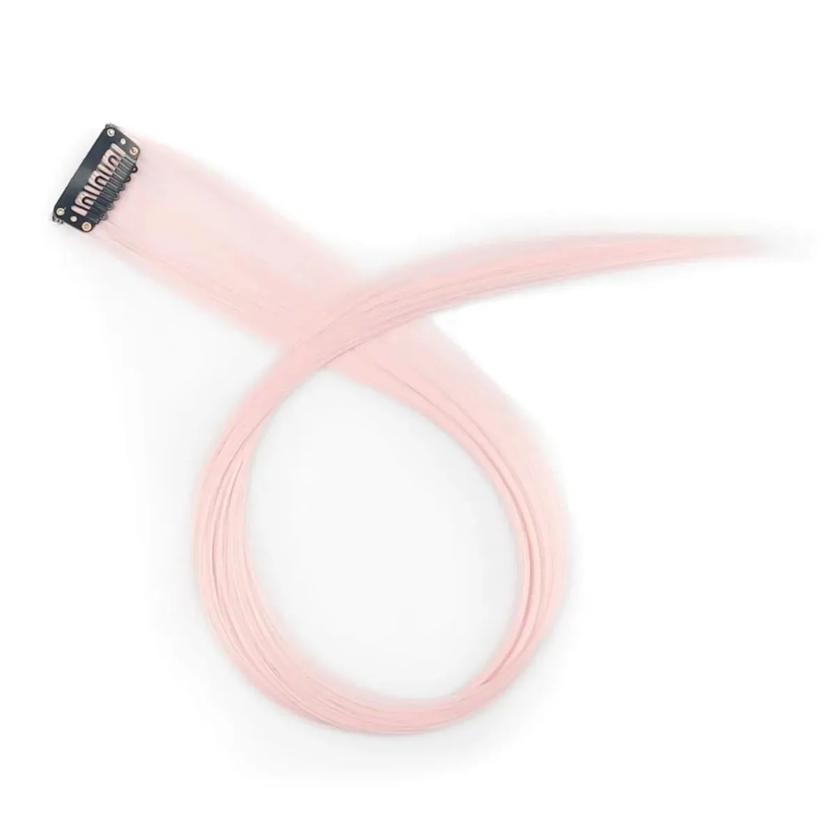 45cm Straight Clip‑on Synthetic Hair Pieces One‑Piece Bright Color Hair Extension Clips DIY Cosplay Hair Accessories