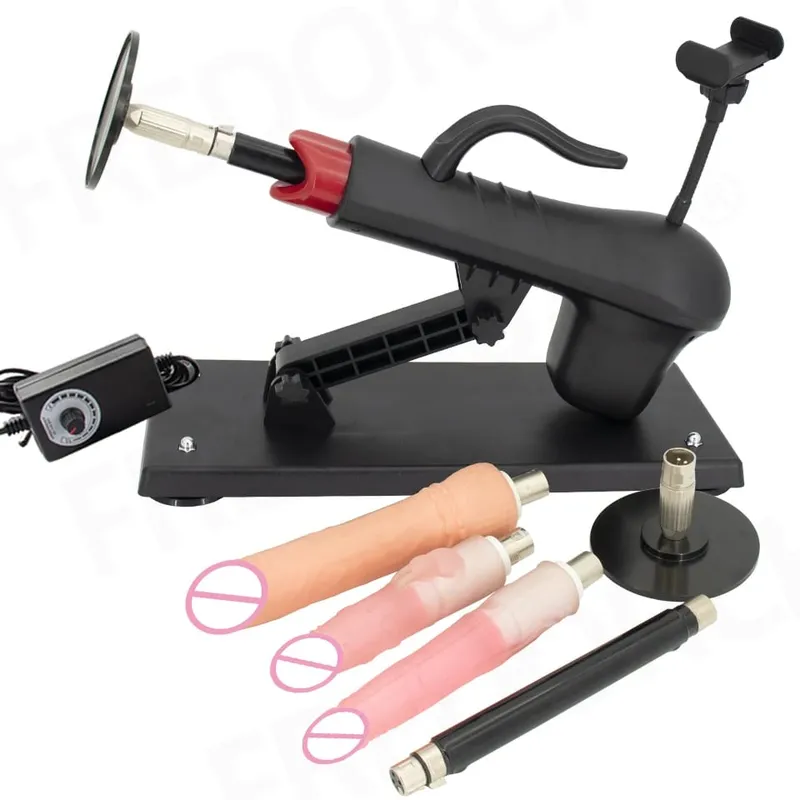 Fredorch Automatic Retractable Sex Pumping Gun Machine with Dildo For Male and Female Masturbation Sex Toy 450 Stroke per minute — image 12