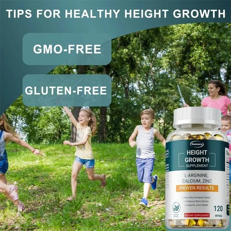 Height Growth Supplements - with Vitamins and Calcium Zinc Improves Bone Strength Promotes Growth and Improve Immunity — image 5