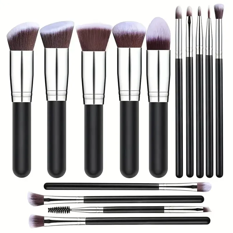 Professional Makeup Brushes Set 14/16Pcs Soft Fluffy Contour Sculpting Brush Powder Blush Blending Cosmetic Face Beauty Tools