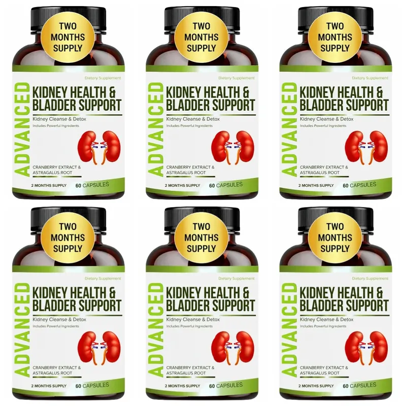 Kidney Support Supplement for Kidney Restore with Chanca Piedra Cranberry Juniper Berries for Detox and Bladder Health 60 Count