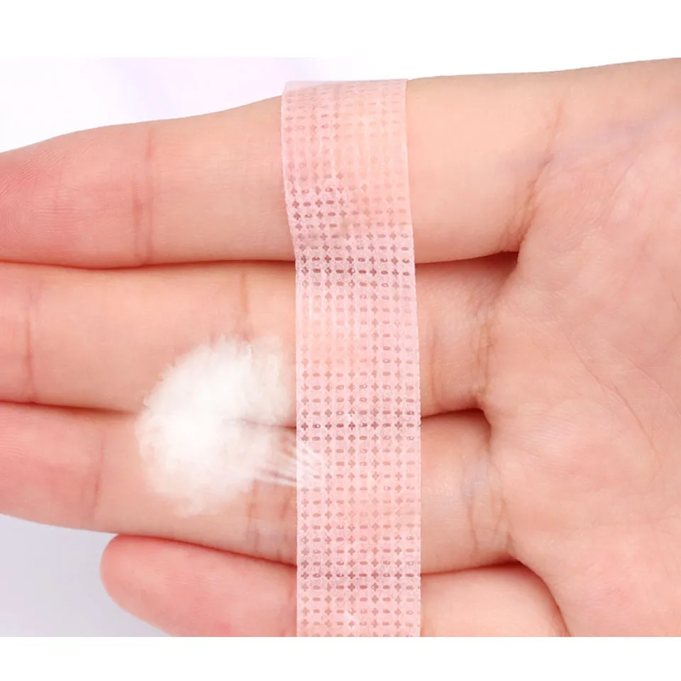 New10pcs Non-woven Silicone Gel Eyelash Tape Breathable Sensitive Resistant Microporous Eyelash Extension Color Tape Makeup Tool