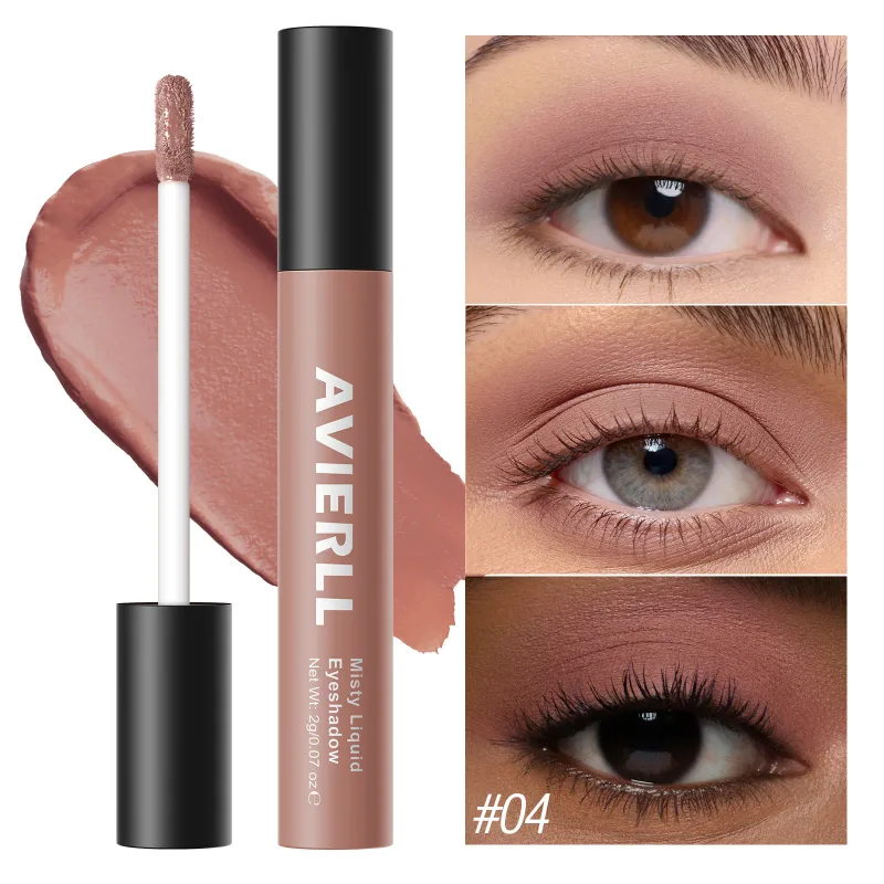 10 Colors Matte Nude Eye Bronzer Liquid Eyeshadow Waterproof Long Lasting Eye Shdaow Natural Cheek Contour Woman Makeup Cosmetic