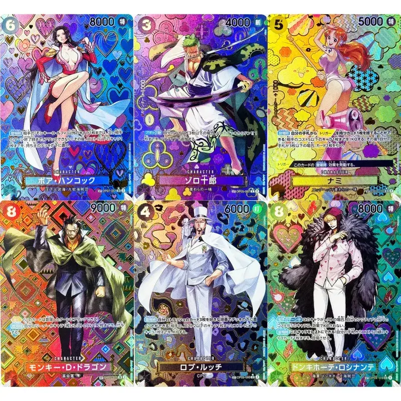 Full Set One Piece Card Game SP Rare Card Complete Collection High Quality DIY Replica Anime Foil Proxy Card [English/Japanese]