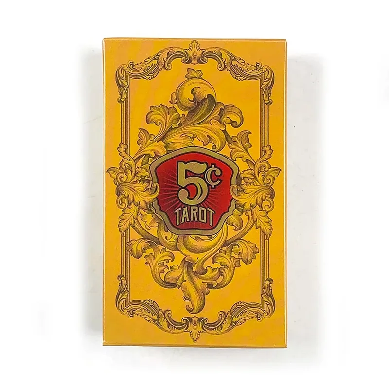 5 Cent Tarot Cards 78Pcs Vintage Retro Tarot Deck Divination Borad Game Cards Game for Tarot Reading Beginner