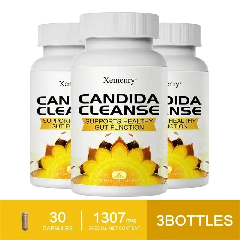 Candida Cleanse - Bevordert darmreiniging en ontgifting Verbetert de spijsvertering en verlicht constipatie en een opgeblazen gevoel