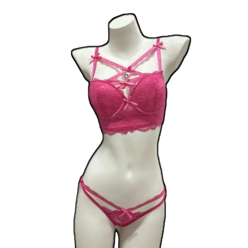 Magic Bust Boost Lace Bra Heart Pendant Decor Sexy Allure Women Underwear Push‑Up Lingerie S‑XL Size 32‑38AB Cups — image 10