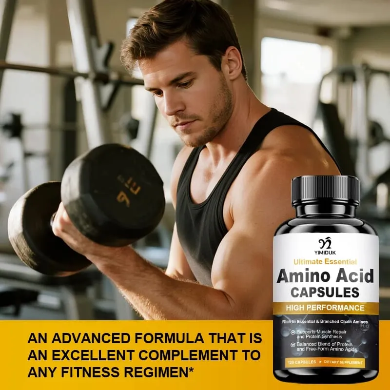 All-Natural Amino Acid Supplement Natural Energy & Stamina Promotes Healthy Metabolism & Total Body Wellness Gluten Free