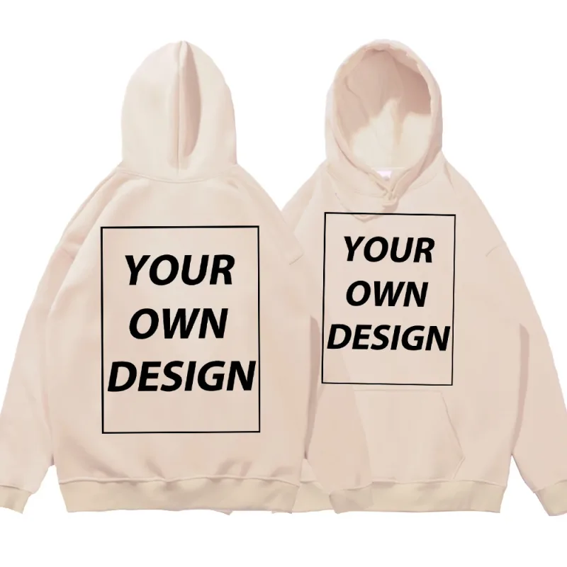 Personalizado diy impressão homem mulher outono inverno hoodies casual clássico pullovers simples confortável streetwear macio quente roupas esportivas