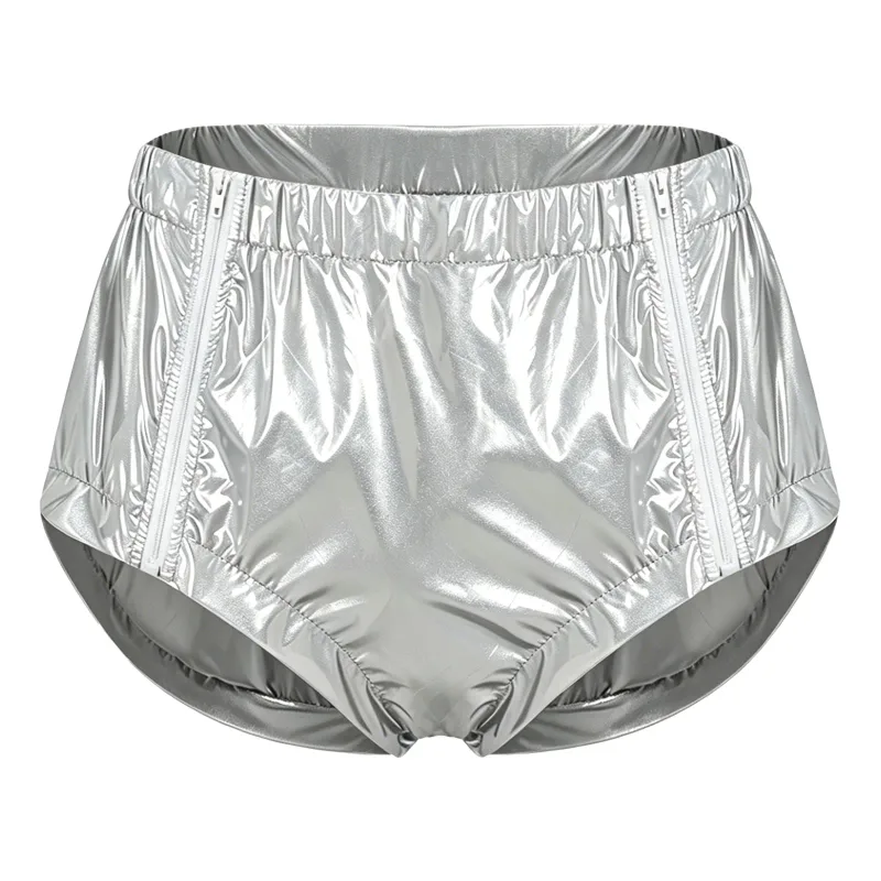 Men Waterproof Diaper Cover Elderly Bedridden Leak-proof Incontinence Briefs Tear-away Washable Adaptive Underwear Swimwear