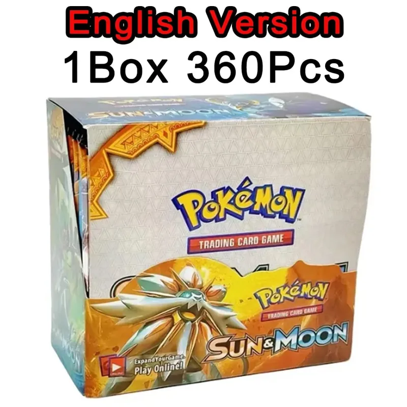 ** 360Pcs EnglishPokémonCards SunMoon Destined PSrismatic Evolutions Scarlet Violet 151 PALDEAN Booster Battle Transaction Card