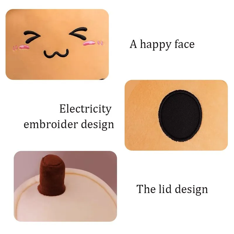 Cute Stuffed Boba Plush Bubble Tea Real-life Bubo Food Milk Cup Plushie Pillow Soft Kawaii Plush Toys Gifts for Kids Adult 24CM~