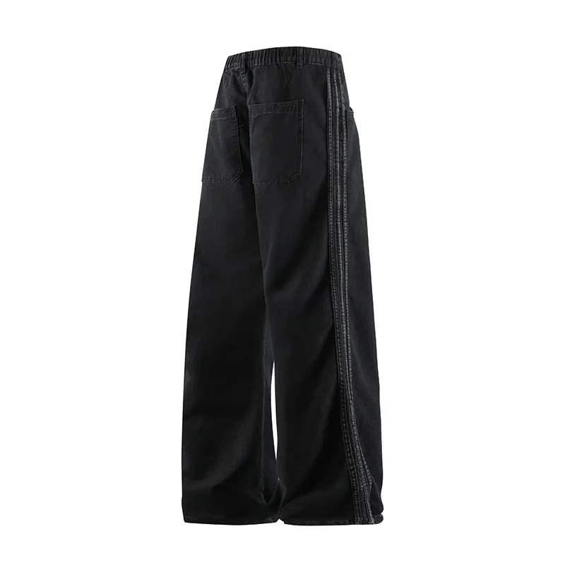 Baggy Jeans Man Pants Jeans For Men Trendy Wide Leg Loose Straight Trousers Spring And Autumn Casual High Street Fashion