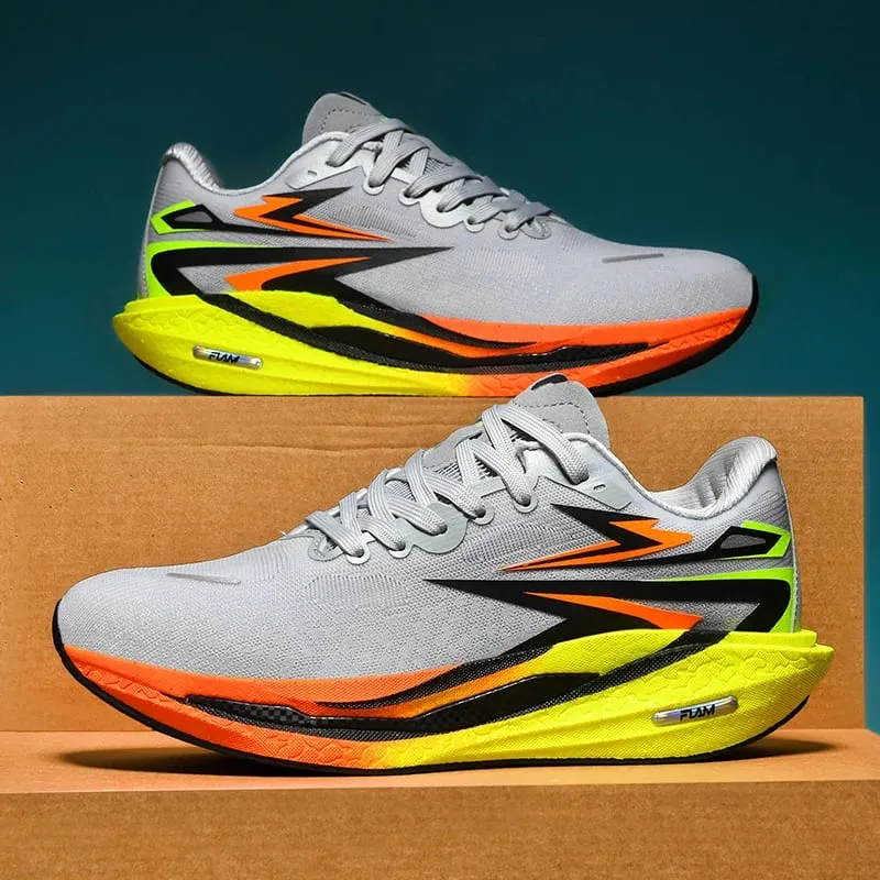 New Running Shoes Men Casual Carbon Board Marathon Sports Breathable Lightweight Women's Comfortable Athletic Antiskid Sneakers — image 2