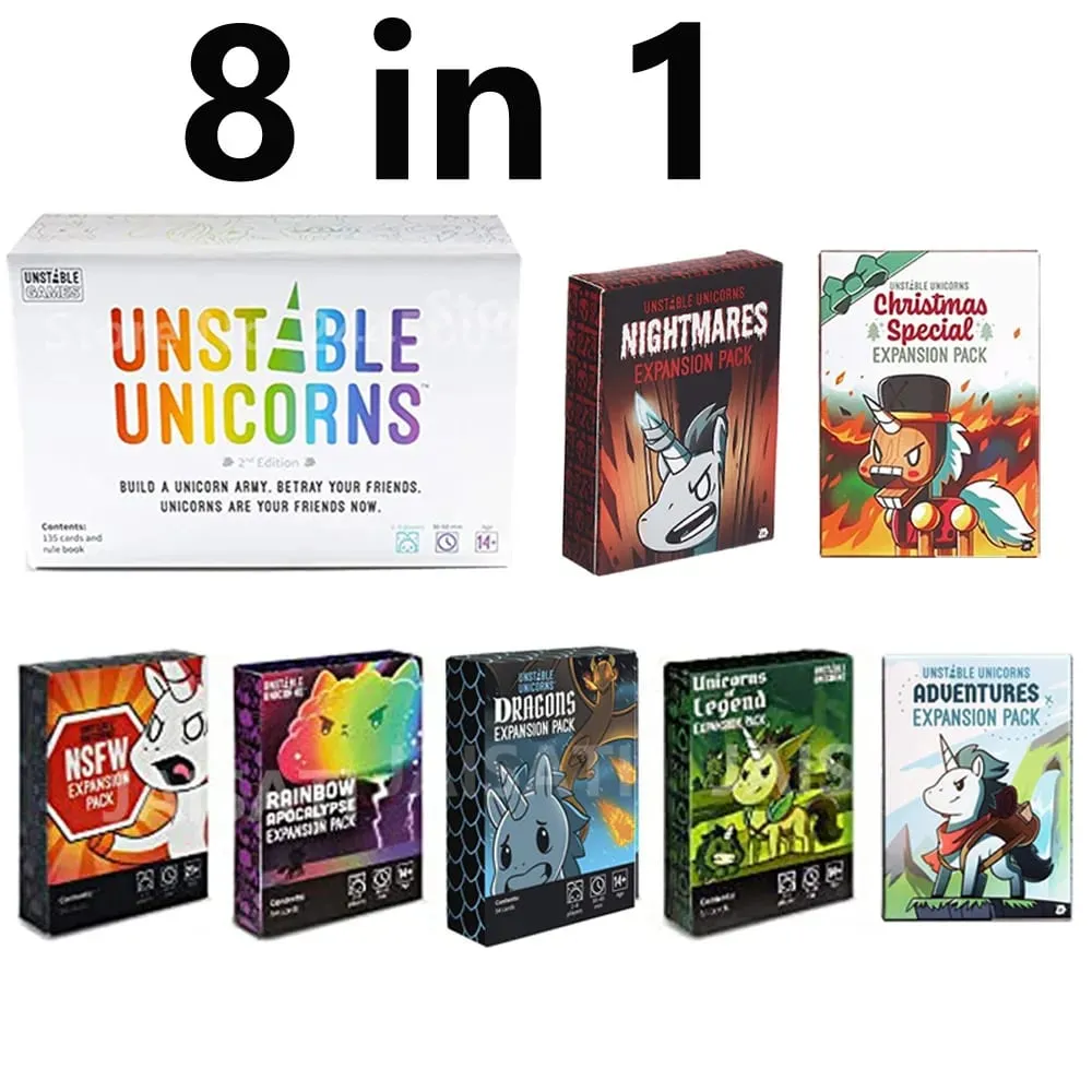Unstable Games Here to Slay Card Game Unicorns Here to Sleigh Holiday Expansion Pack Family Game Night Strategic role Card Game — image 23