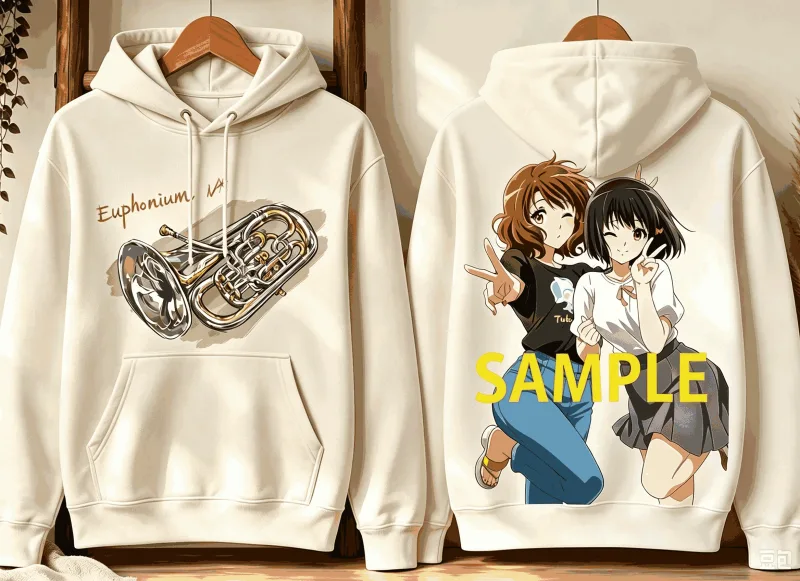 Sound! Euphonium Neutral Men's and Women's Fashion Hip Hop Oversized Unisex hoodies sweatshirt Sports Graphic Comfortable soft β image 9