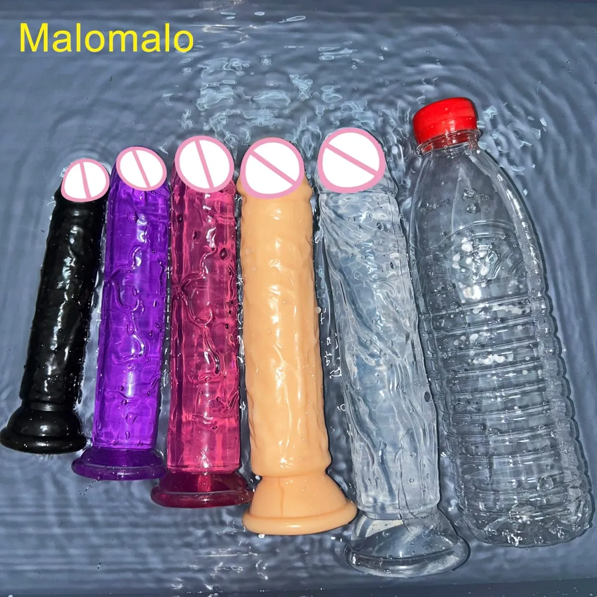 Goedkope 5 Kleuren Kleine Transparante Dildo Zuignap Jelly Lul Vrouwen Erotische Anale Seksspeeltjes Zachte Clitori Vaginale Masturbators Penis — image 2