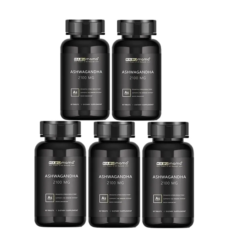 Original Ashwagandha Energy Supplement Non-GMo understøtter reproduktiv sundhed Natural Energizer