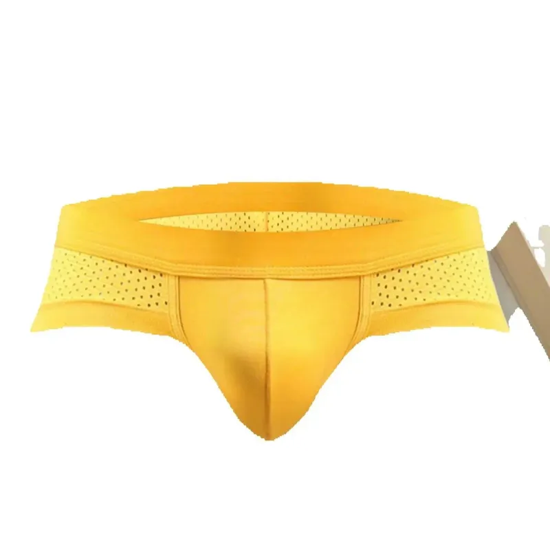 Solid color Sexy Mesh Leisure Motion Boys' Underwear Low-waisted No trace Quick Drying Fashion Cool and Refreshing Underpants