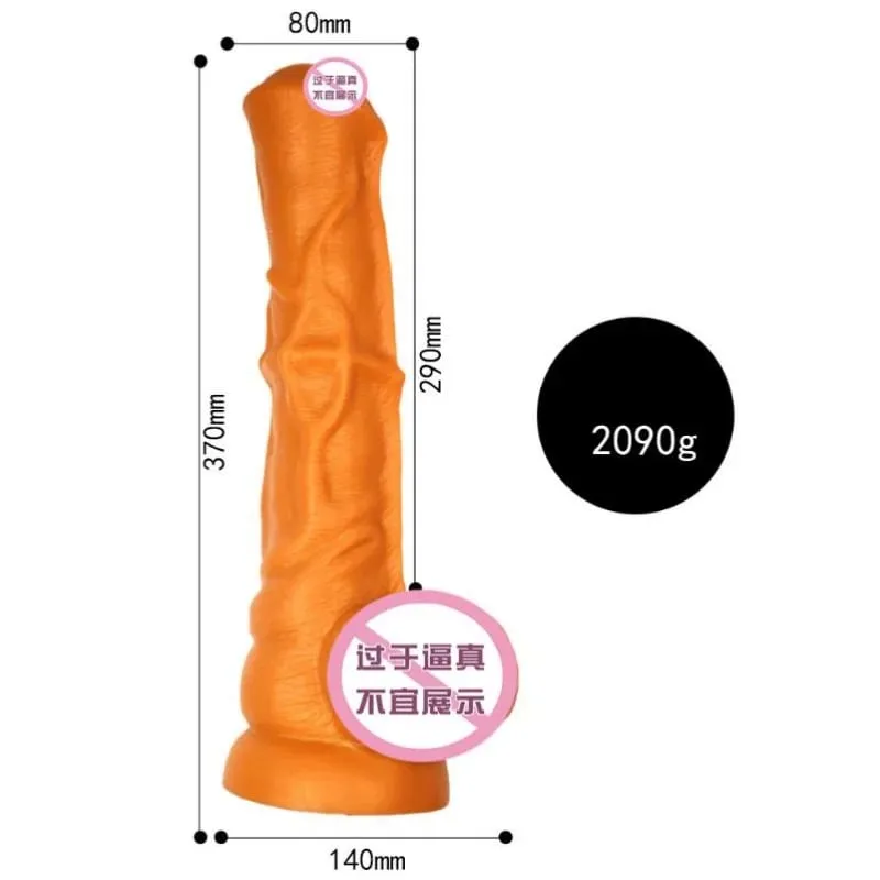Huge Horse Dildo Realistic Animal Penis Anal Plug Simulation Big Dick Masturbator with Suction Cup Adults Sex Toys for Women Men — image 8