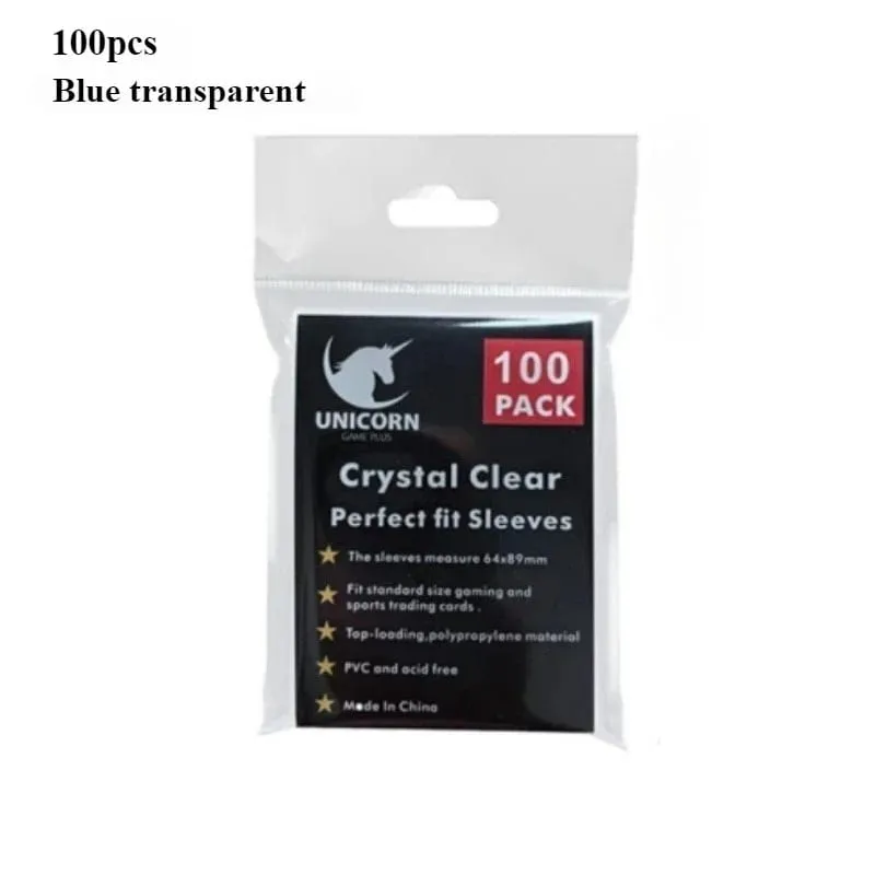 100 pz Hot Trasparente MTG Buste per carte Formato Standard Trasparente TCG Card Protector Copertura interna della carta per giochi da tavolo sportivi 64x89mm