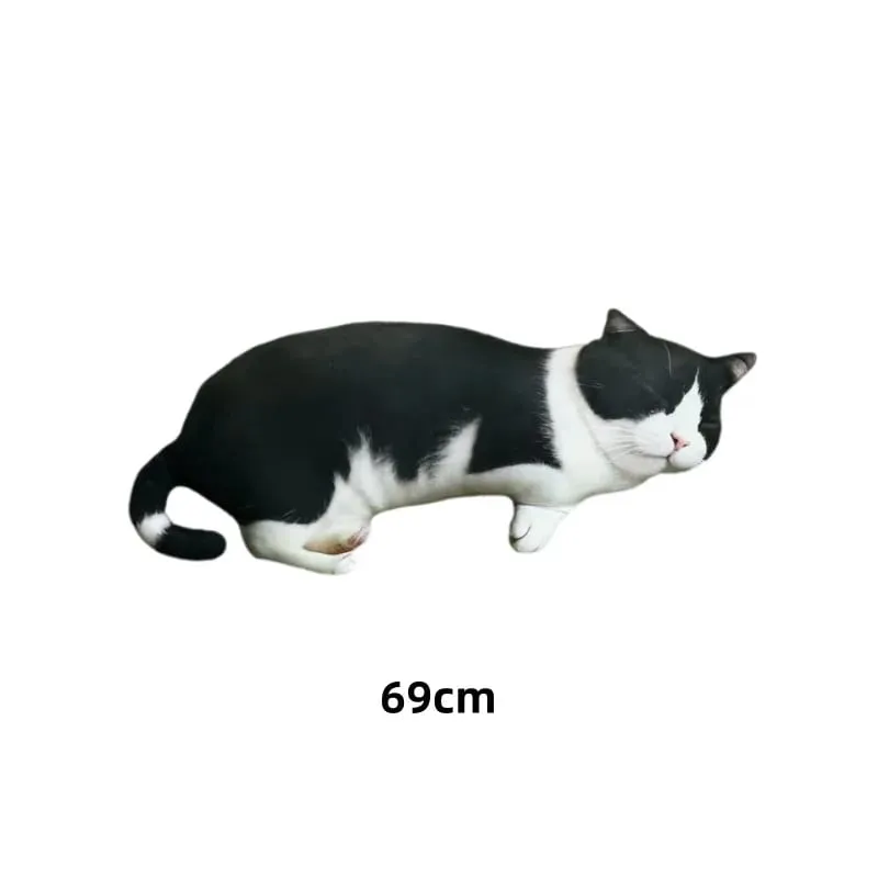 Simulated Animal Pillow Dog Cat Pig Cattle Plushies Toys Home Decor Toys Soft Sofa Cushion Throw Pillow Creative Birthday Gifts
